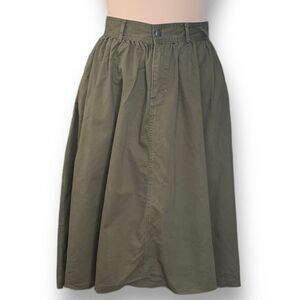 Olive Green Women's Skirt